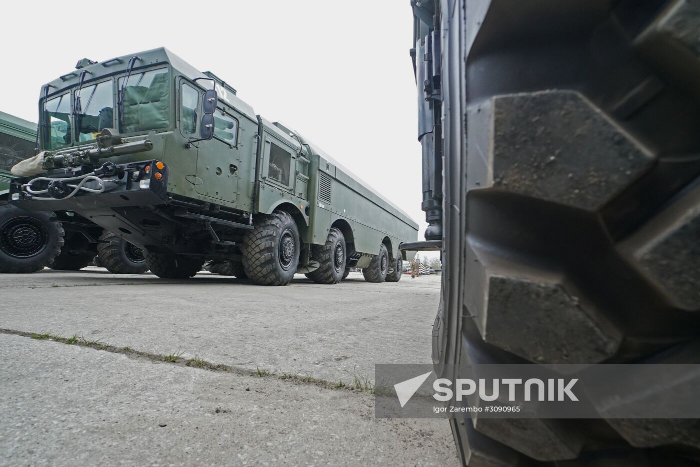 Military equipment is readied for Victory Day Parade in Kaliningrad