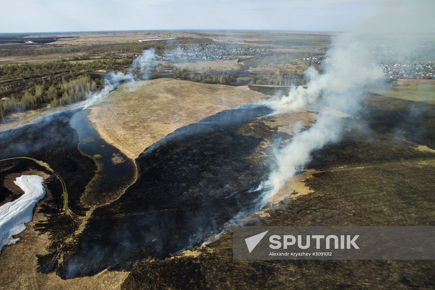 Wildfires in Altai Territory