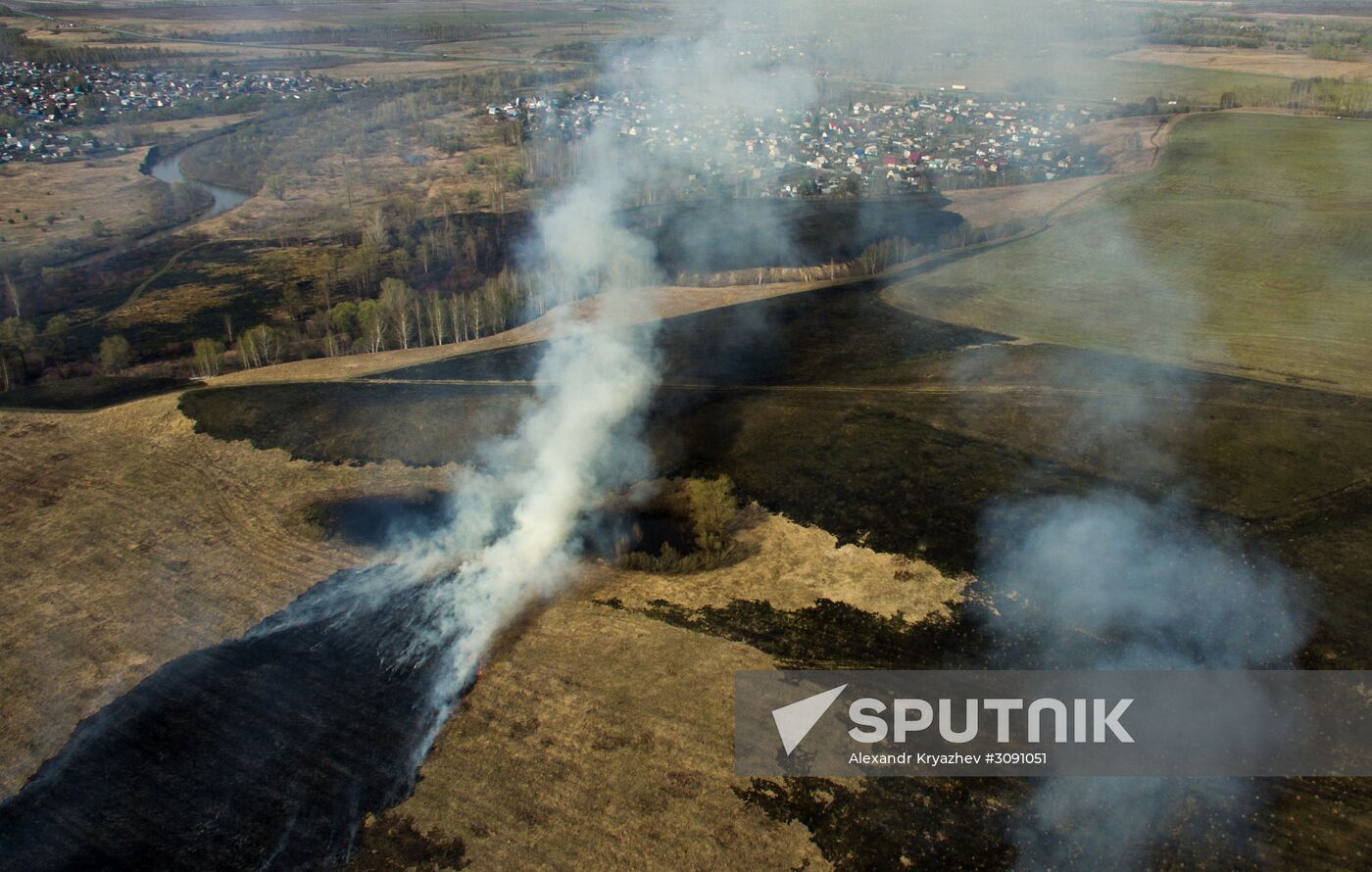 Wildfires in Altai Territory