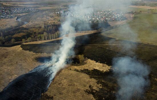 Wildfires in Altai Territory