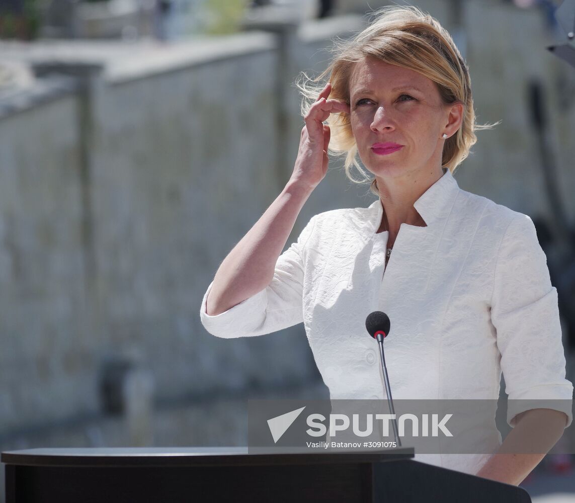 Briefing by Foreign Ministry Spokesperson Maria Zakharova in Sevastopol