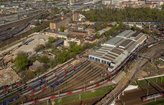 Rizhskaya Overpass in Moscow