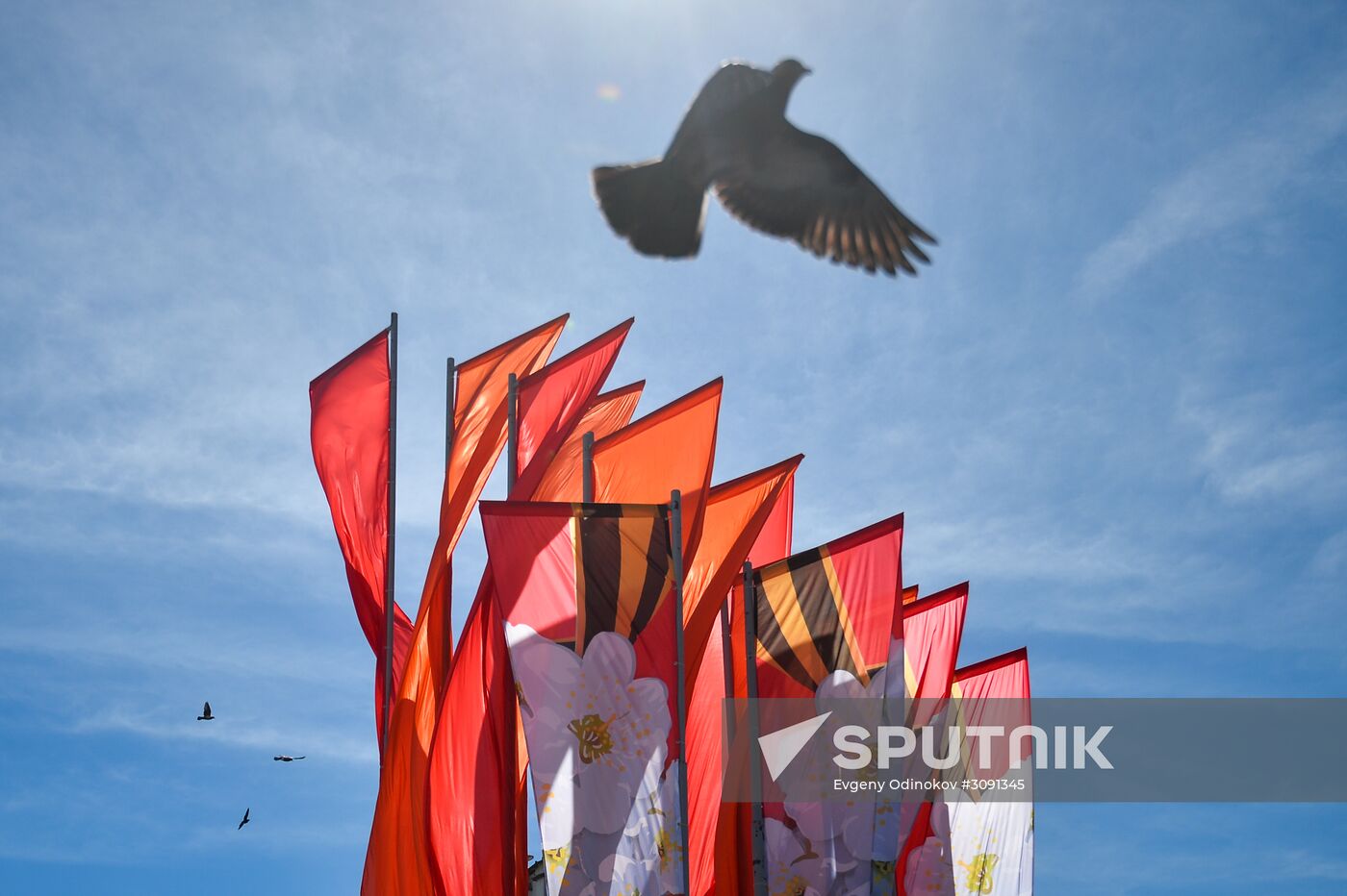 Moscow is decorated for celebrations of 72nd anniversary of victory in Great Patriotic War