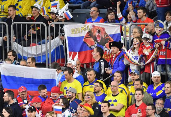 Ice Hockey World Championship. Sweden vs. Russia