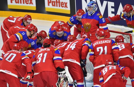 Ice Hockey World Championship. Sweden vs. Russia
