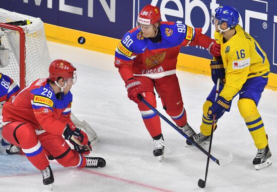 Ice Hockey World Championship. Sweden vs. Russia