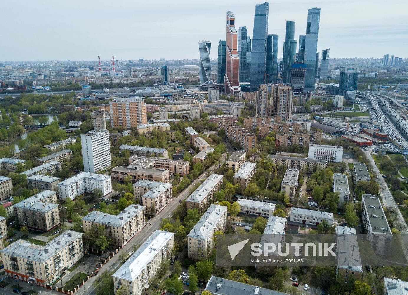 Five-storied apartment houses in Moscow covered by renovation program