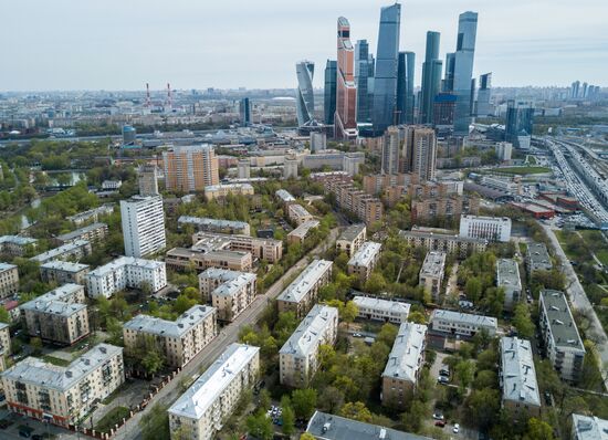 Five-storied apartment houses in Moscow covered by renovation program