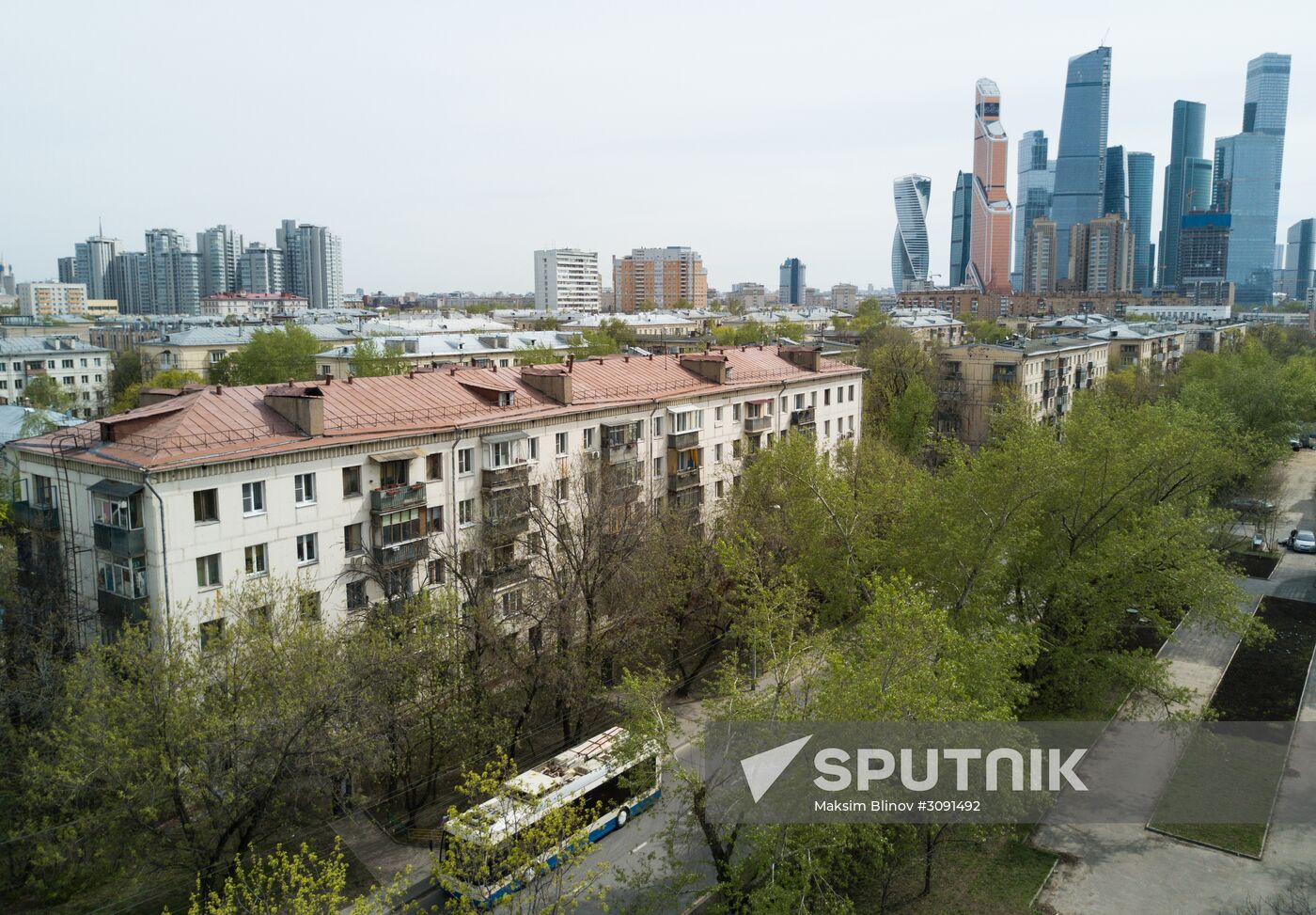 Five-storied apartment houses in Moscow covered by renovation program