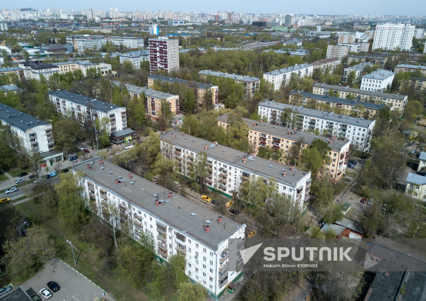 Five-storied apartment houses in Moscow covered by renovation program