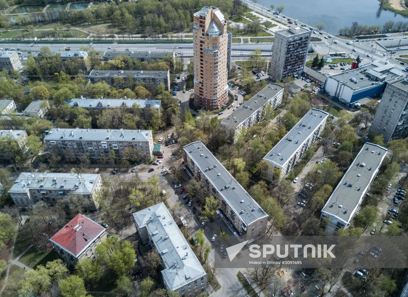 Five-storied apartment houses in Moscow covered by renovation program