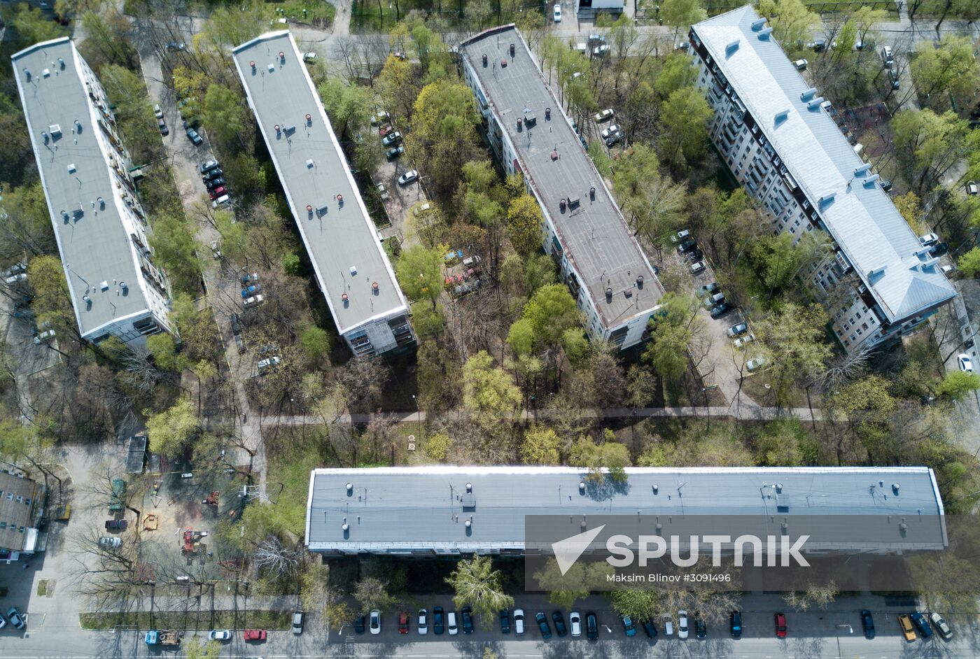 Five-storied apartment houses in Moscow covered by renovation program