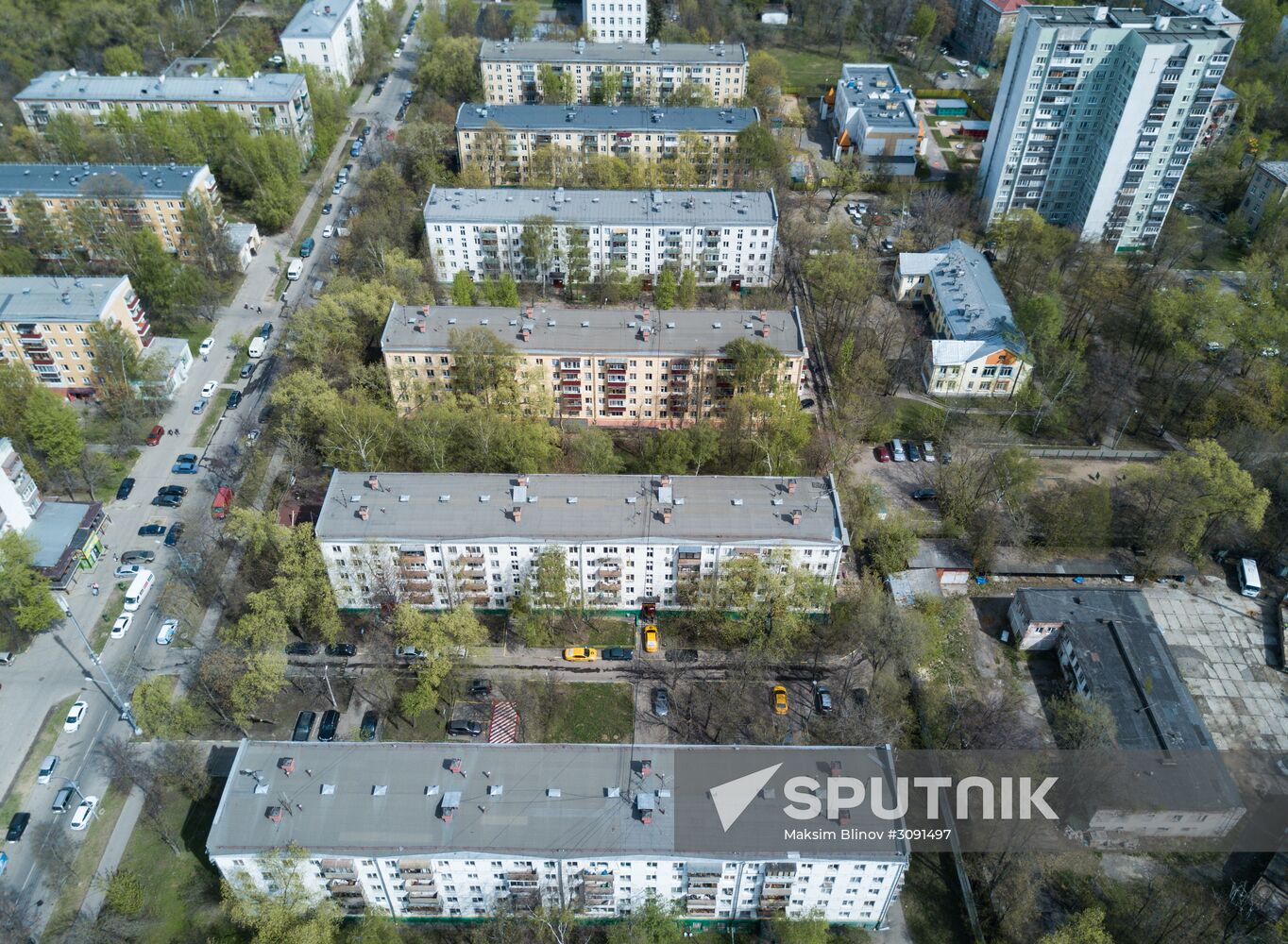 Five-storied apartment houses in Moscow covered by renovation program