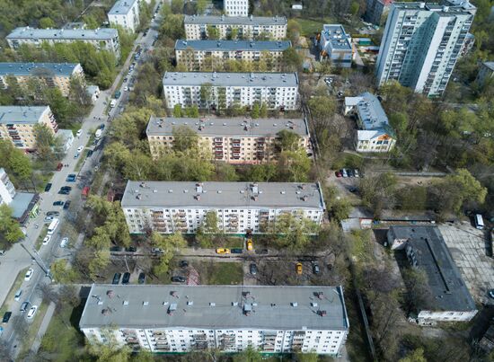 Five-storied apartment houses in Moscow covered by renovation program
