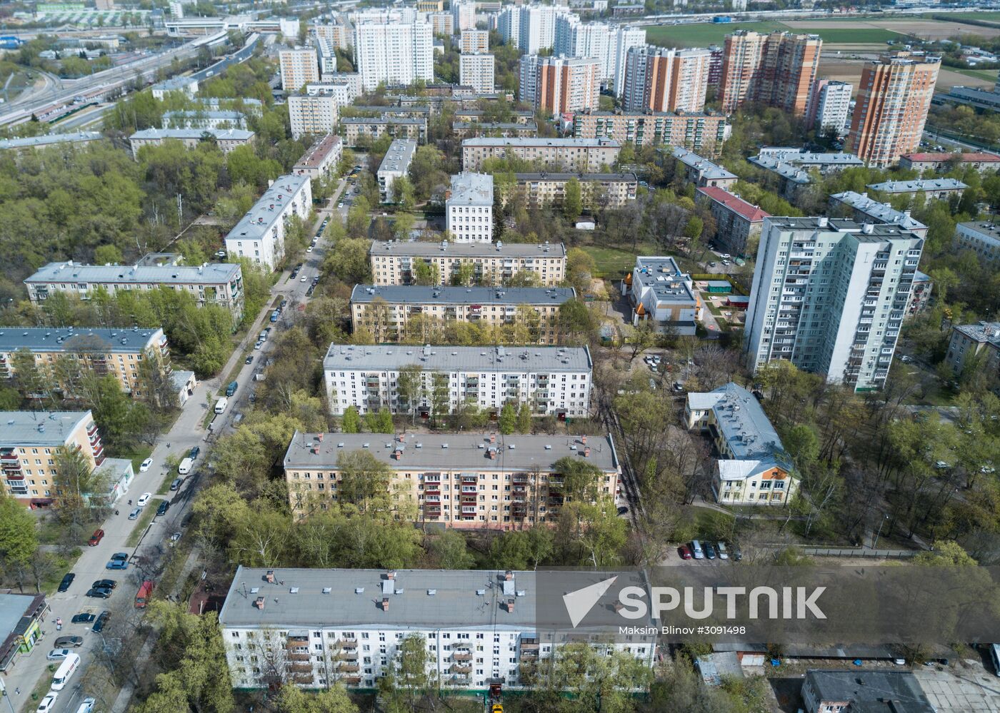 Five-storied apartment houses in Moscow covered by renovation program