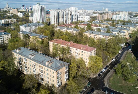 Five-storied apartment houses in Moscow covered by renovation program