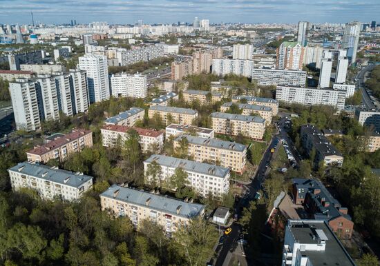 Five-storied apartment houses in Moscow covered by renovation program