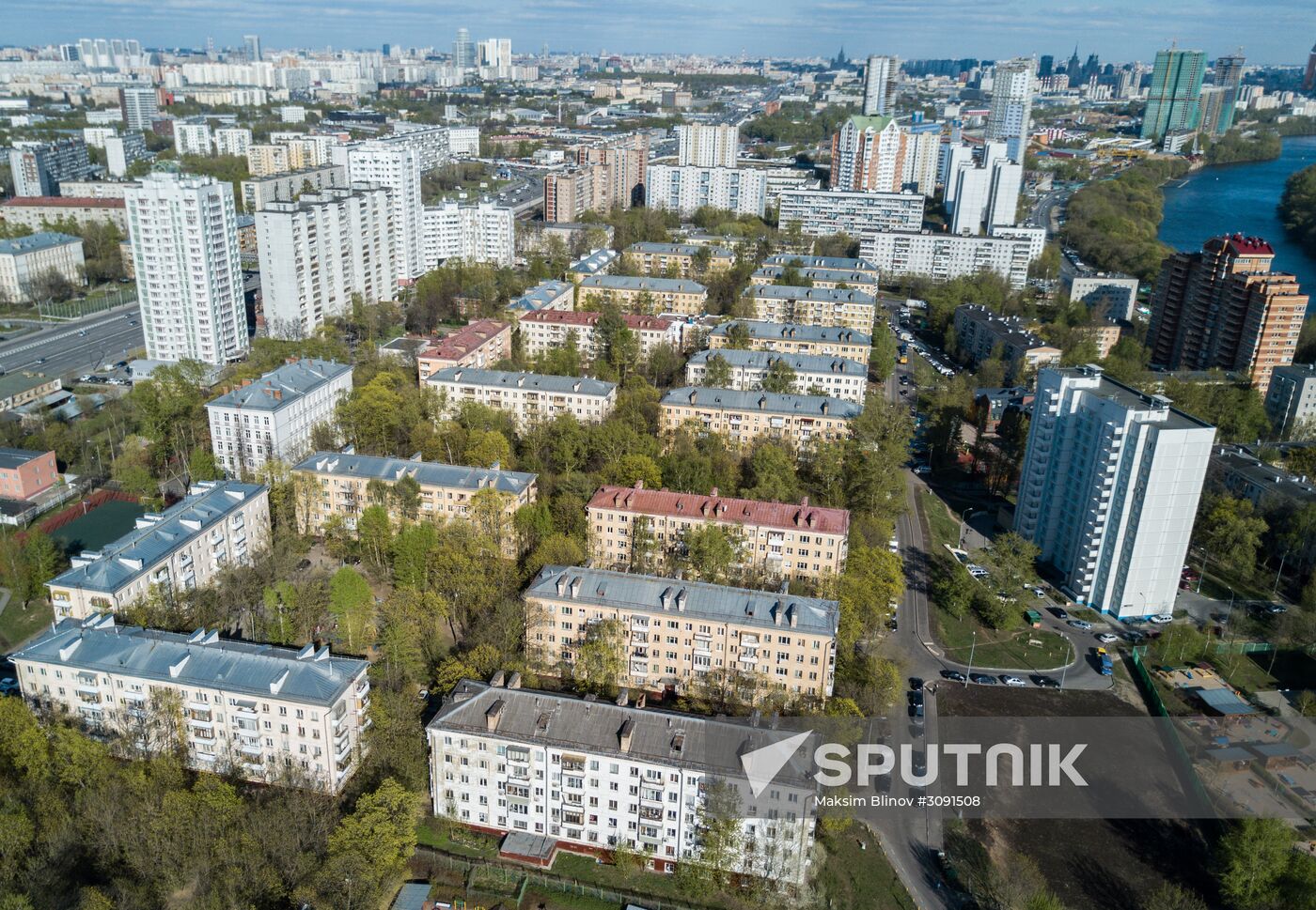 Five-storied apartment houses in Moscow covered by renovation program