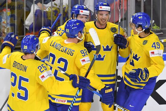 Ice Hockey World Championship. Sweden vs. Russia