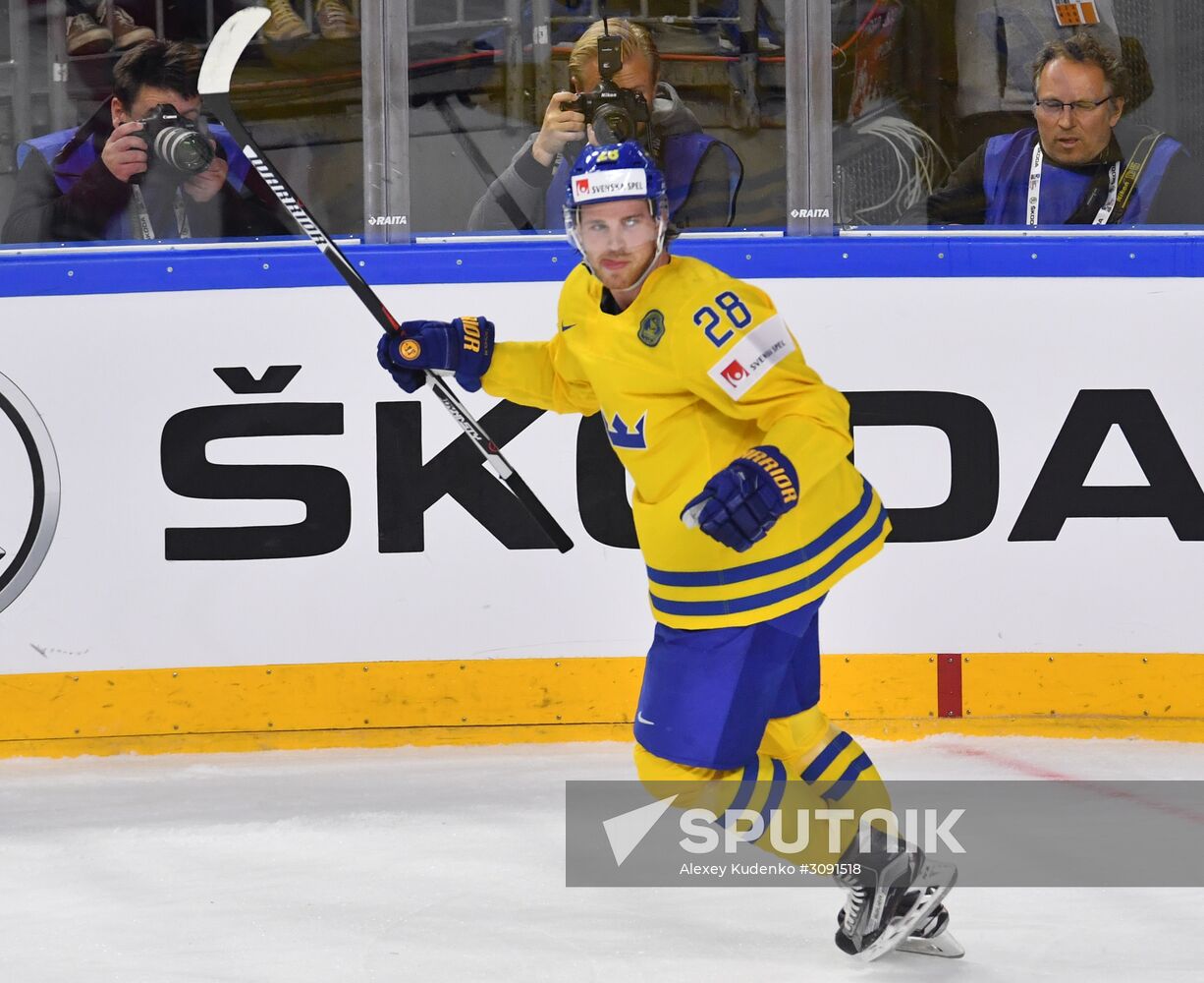 Ice Hockey World Championship. Sweden vs. Russia