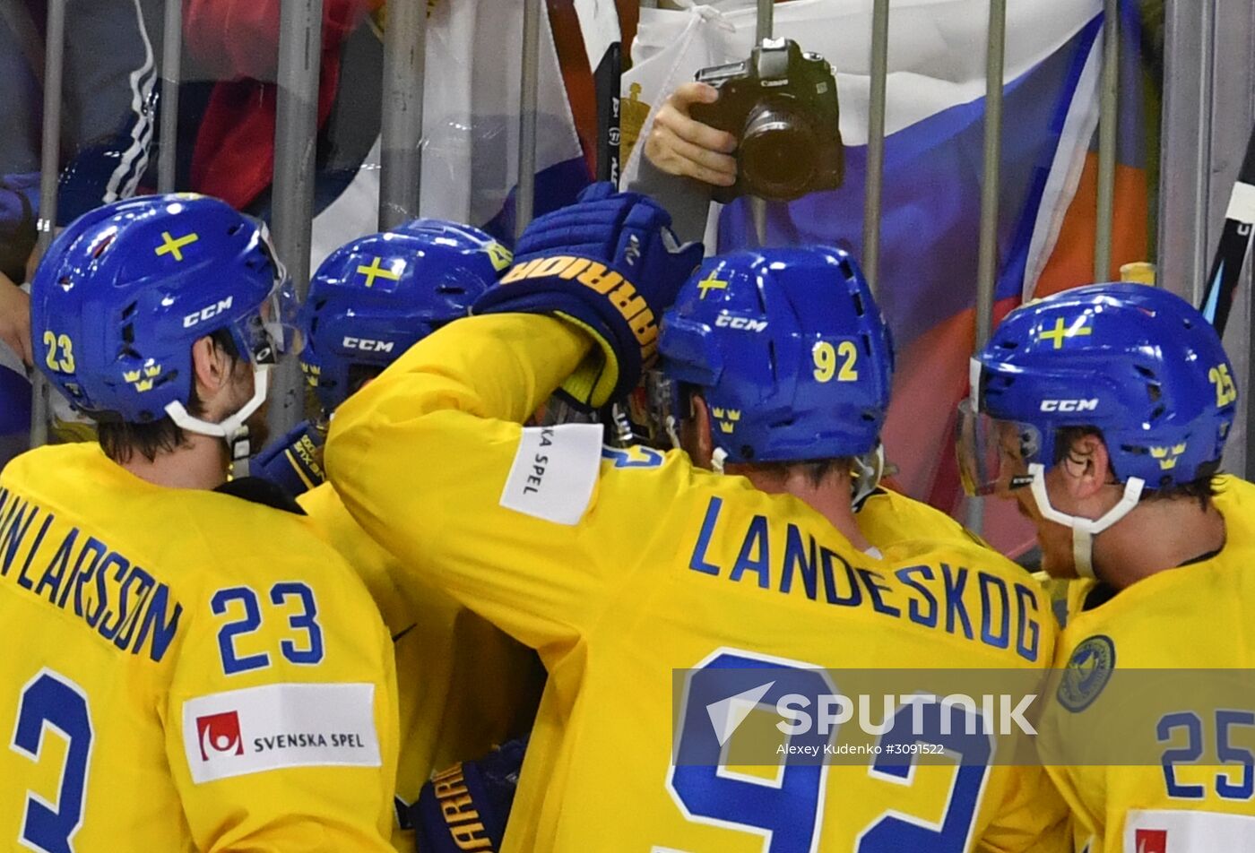 Ice Hockey World Championship. Sweden vs. Russia