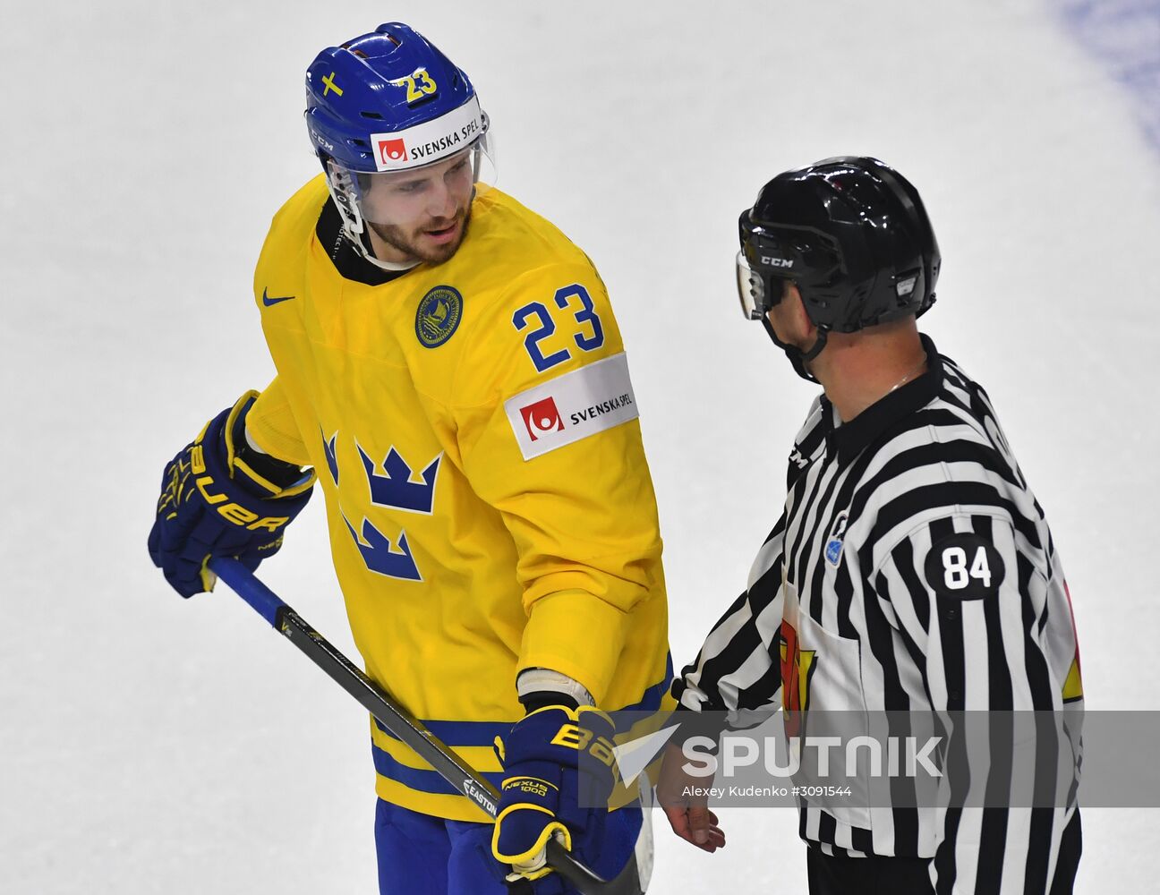 Ice Hockey World Championship. Sweden vs. Russia
