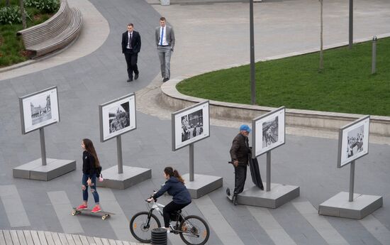 War time photos featured in Moscow's Muzeon Park