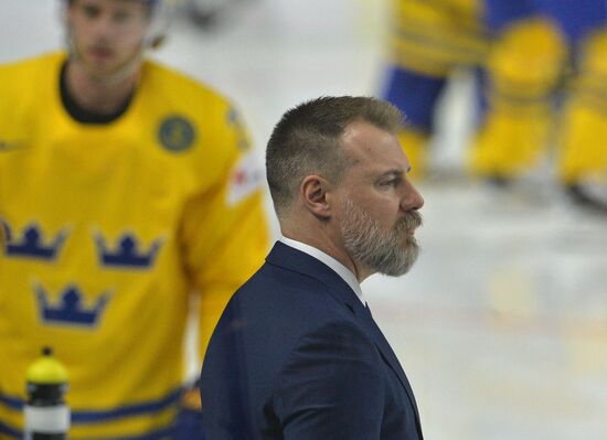 Ice Hockey World Championship. Sweden vs. Russia