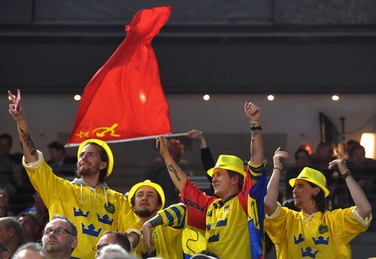 Ice Hockey World Championship. Sweden vs. Russia