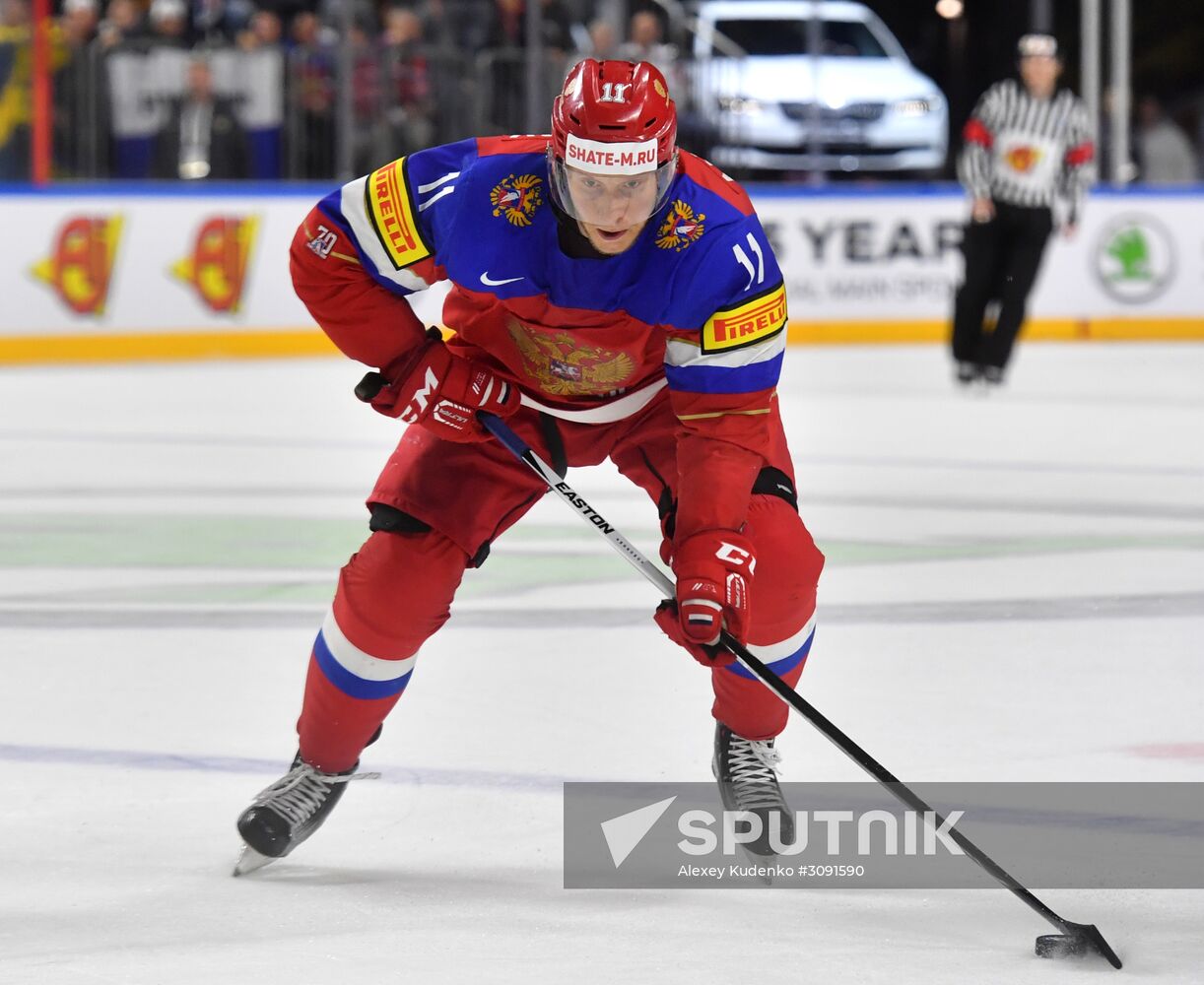 Ice Hockey World Championship. Sweden vs. Russia