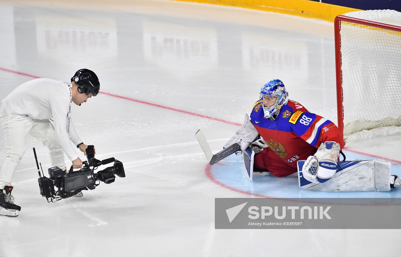 Ice Hockey World Championship. Sweden vs. Russia