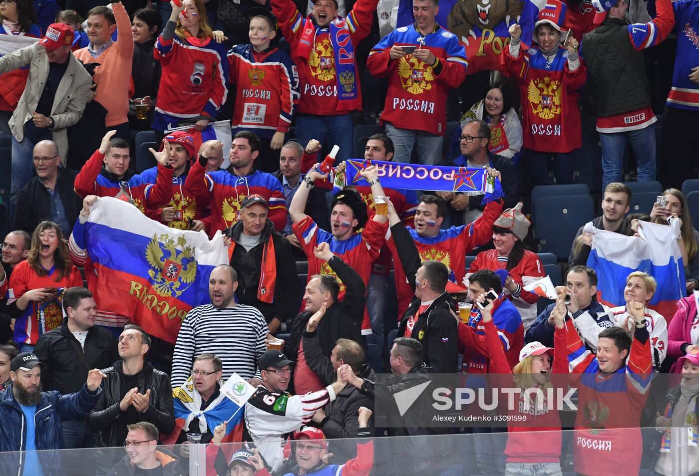 Ice Hockey World Championship. Sweden vs. Russia