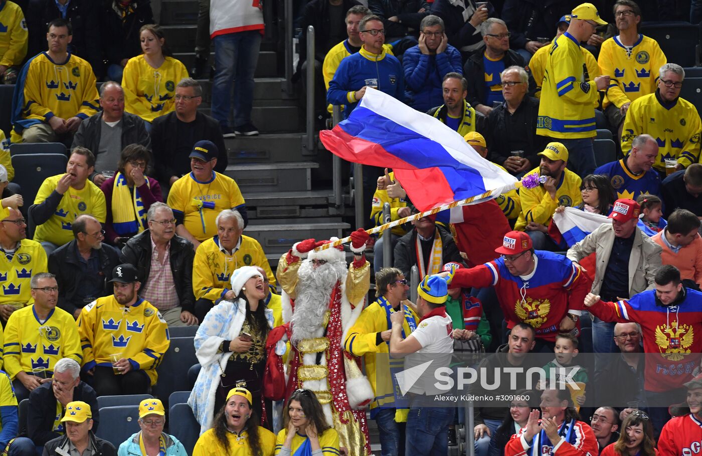 Ice Hockey World Championship. Sweden vs. Russia