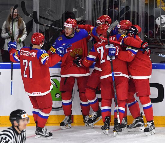 Ice Hockey World Championship. Sweden vs. Russia