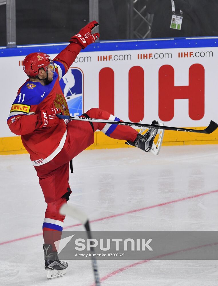 Ice Hockey World Championship. Sweden vs. Russia