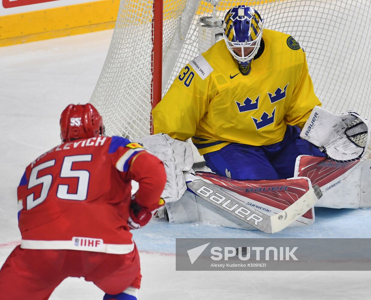 Ice Hockey World Championship. Sweden vs. Russia