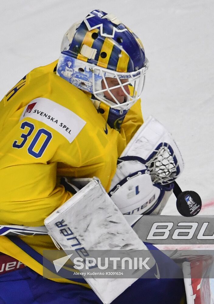 Ice Hockey World Championship. Sweden vs. Russia