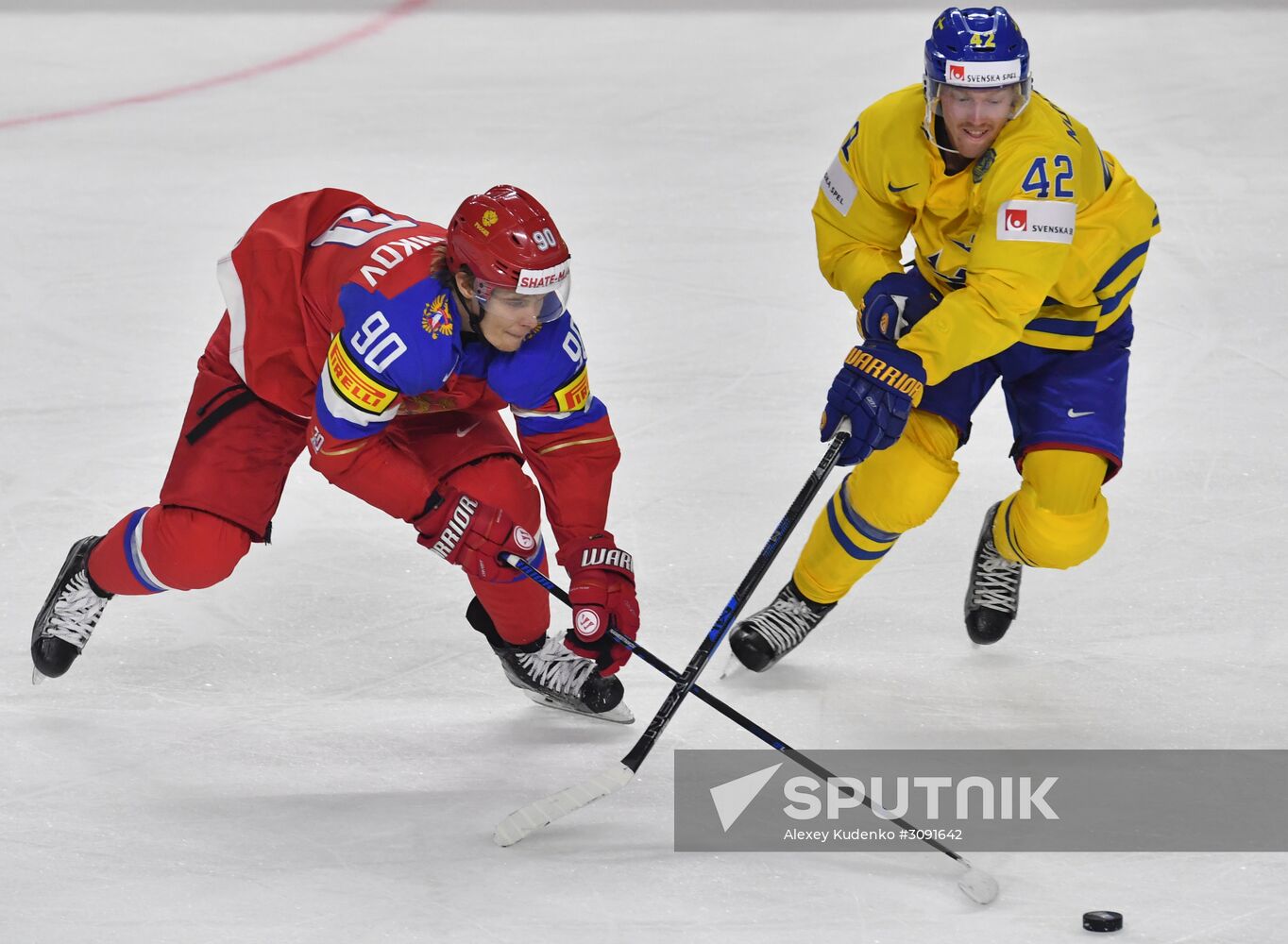 Ice Hockey World Championship. Sweden vs. Russia