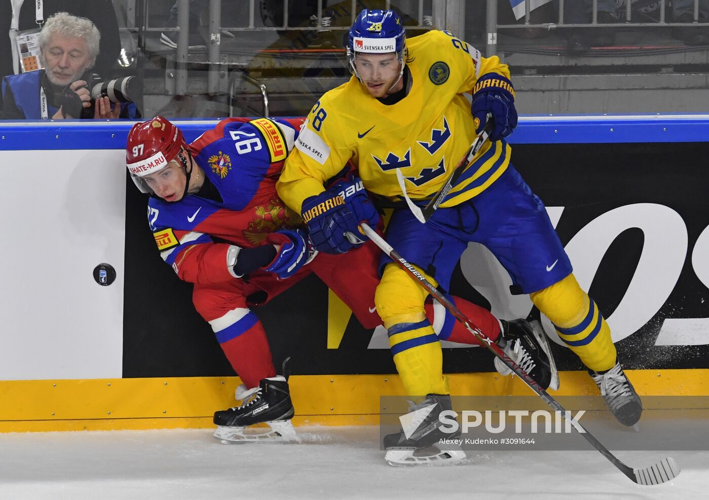 Ice Hockey World Championship. Sweden vs. Russia