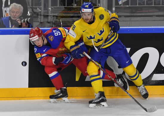 Ice Hockey World Championship. Sweden vs. Russia