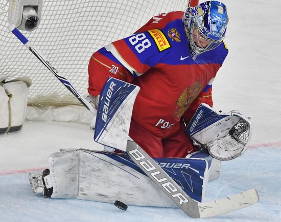 Ice Hockey World Championship. Sweden vs. Russia