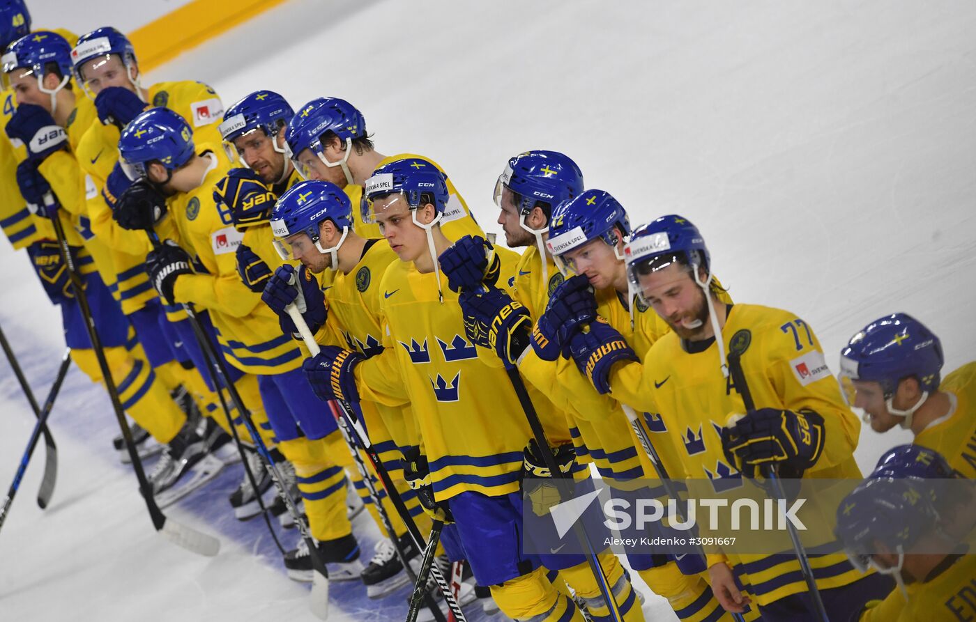 Ice Hockey World Championship. Sweden vs. Russia