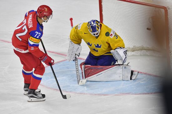 Ice Hockey World Championship. Sweden vs. Russia