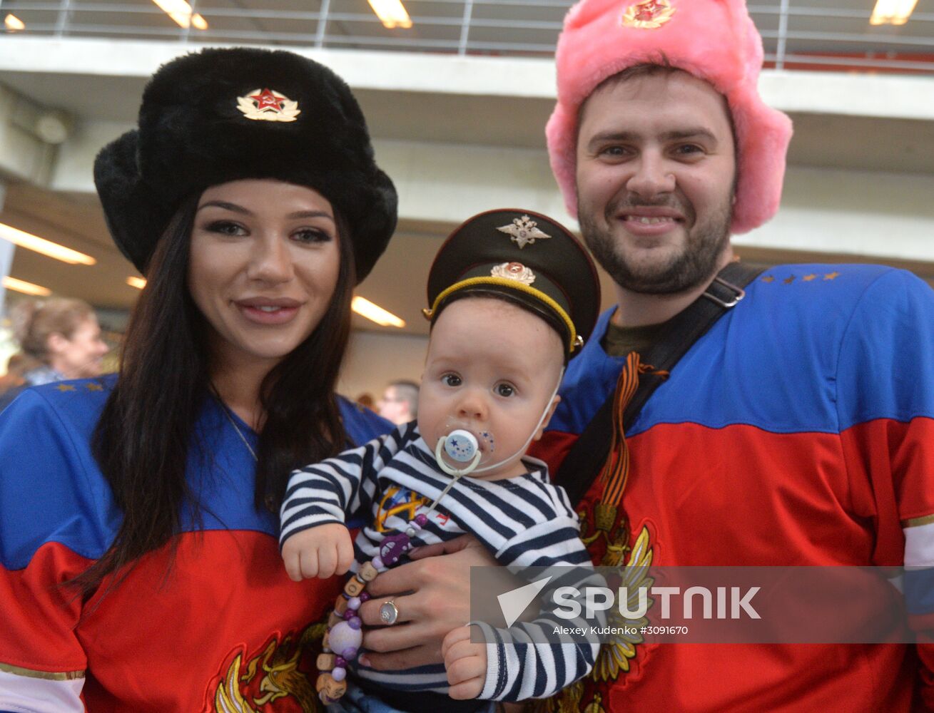 Ice Hockey World Championship. Sweden vs. Russia