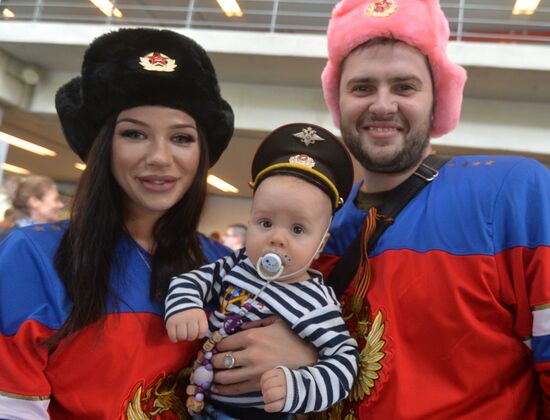 Ice Hockey World Championship. Sweden vs. Russia