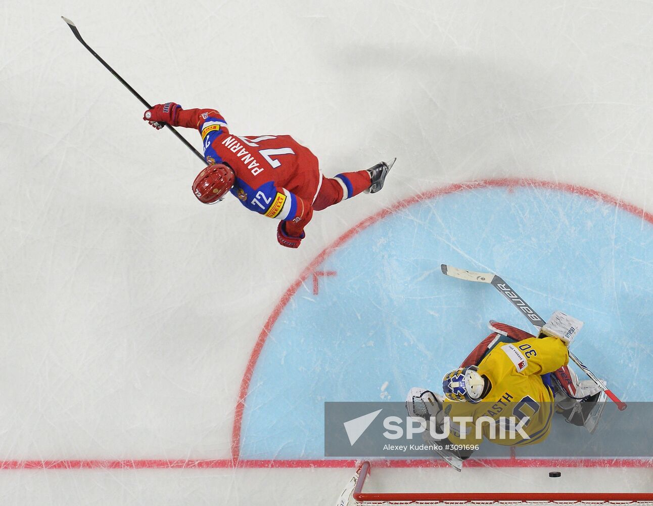 Ice Hockey World Championship. Sweden vs. Russia