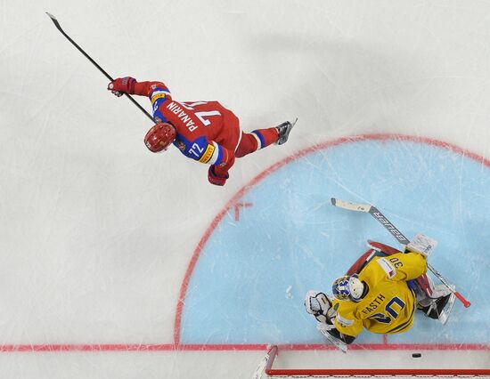 Ice Hockey World Championship. Sweden vs. Russia