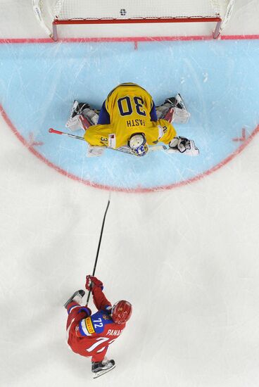 Ice Hockey World Championship. Sweden vs. Russia