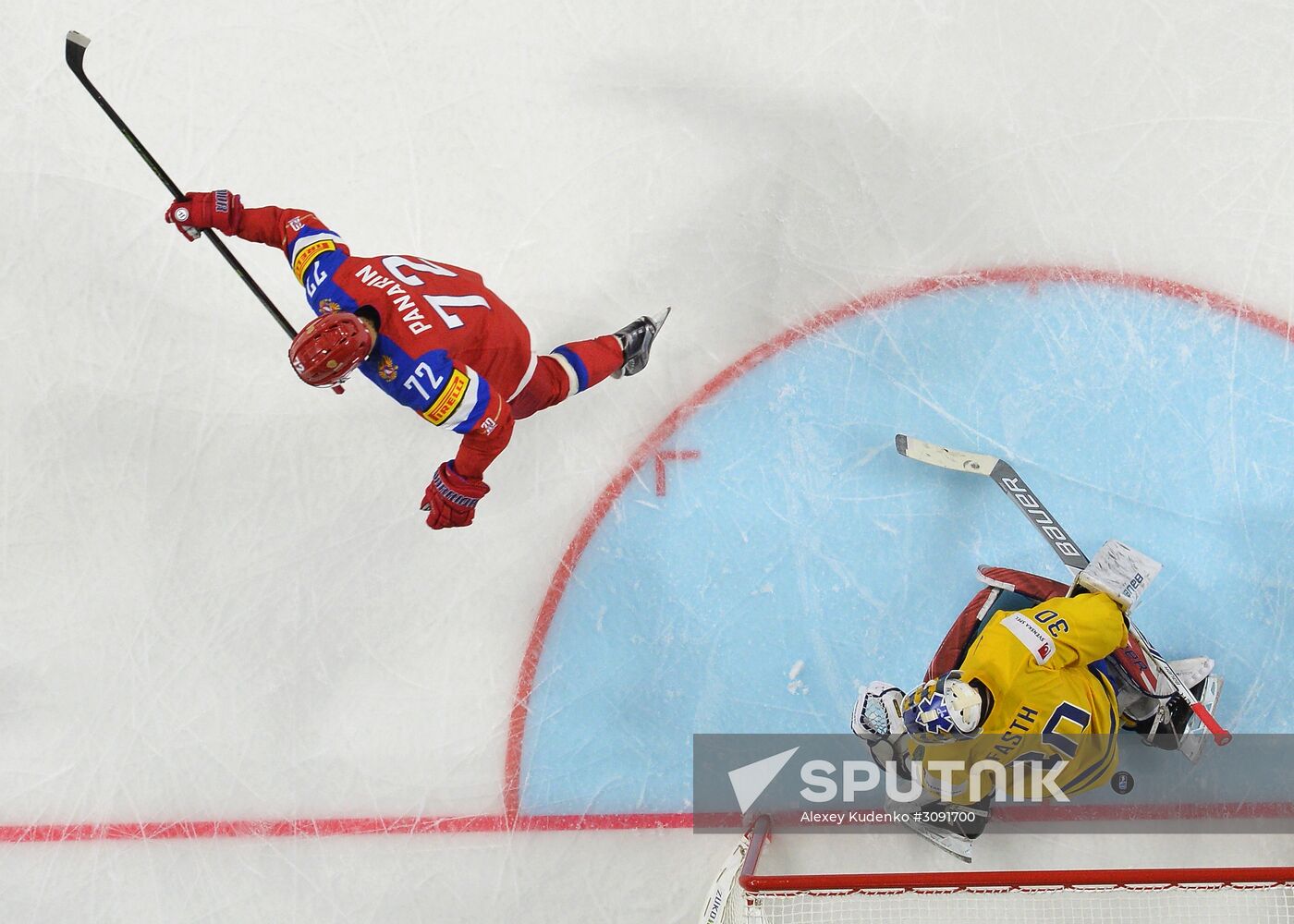 Ice Hockey World Championship. Sweden vs. Russia
