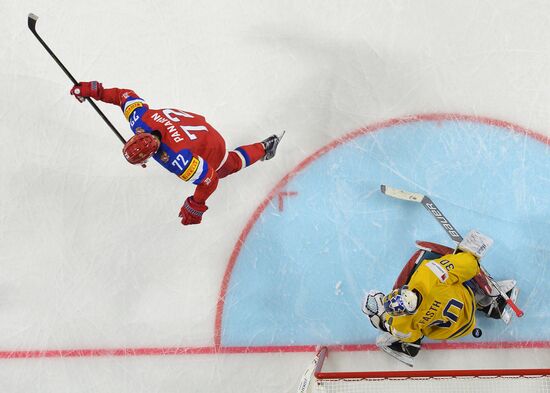 Ice Hockey World Championship. Sweden vs. Russia